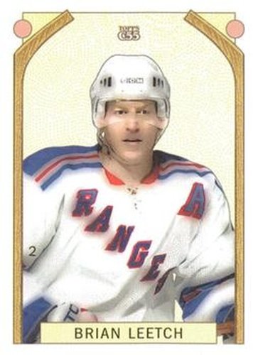 #2 Brian Leetch - New York Rangers - 2003-04 Topps C55 Hockey