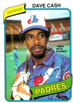 #3 Dave Cash - San Diego Padres - 1980 O-Pee-Chee Baseball