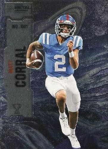 #41 Matt Corral - 2022 SkyBox Metal Universe Champions