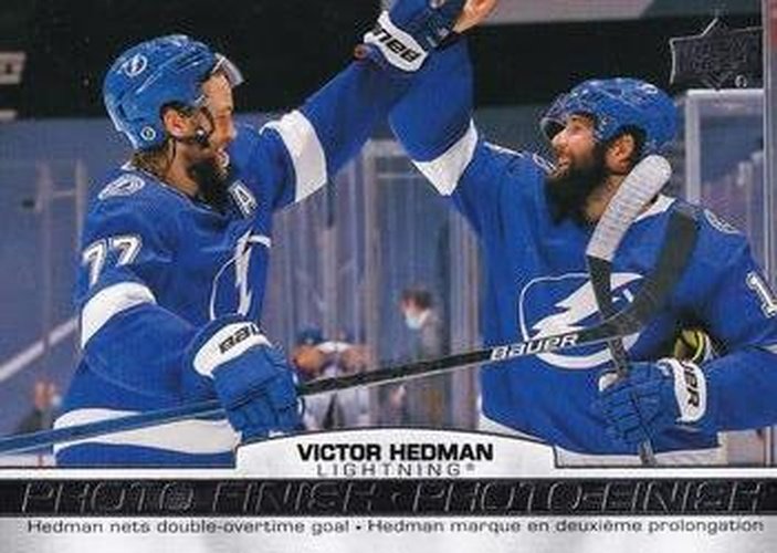 #PF-4 Victor Hedman - Tampa Bay Lightning - 2021-22 Upper Deck Tim Hortons - Photo Finish Hockey