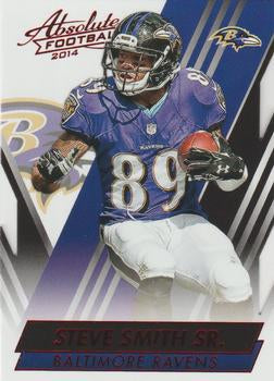 #4 Steve Smith Sr. - Baltimore Ravens - 2014 Panini Absolute - Red Football