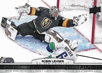 #PF-5 Robin Lehner - Vegas Golden Knights - 2021-22 Upper Deck Tim Hortons - Photo Finish Hockey