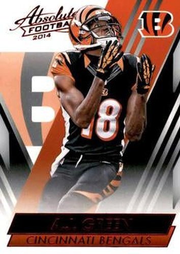 #5 A.J. Green - Cincinnati Bengals - 2014 Panini Absolute - Red Football