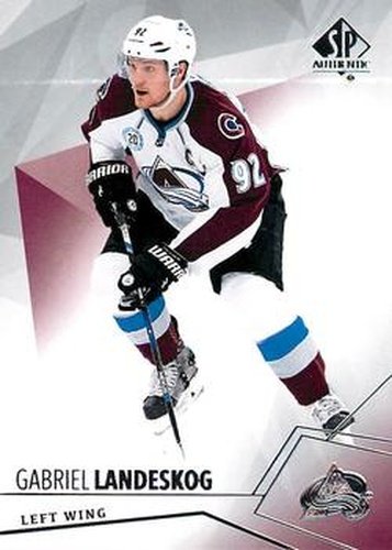 #7 Gabriel Landeskog - Colorado Avalanche - 2015-16 SP Authentic Hockey