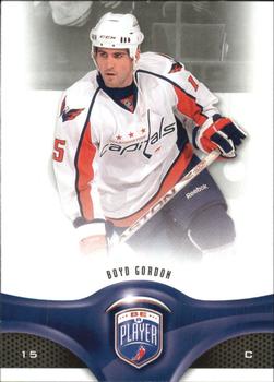 #22 Boyd Gordon - Washington Capitals - 2009-10 Upper Deck Be A Player Hockey