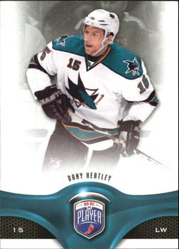 #28 Dany Heatley - San Jose Sharks - 2009-10 Upper Deck Be A Player Hockey