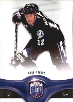 #93 Ryan Malone - Tampa Bay Lightning - 2009-10 Upper Deck Be A Player Hockey