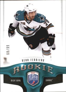 #219 Benn Ferriero - San Jose Sharks - 2009-10 Upper Deck Be A Player Hockey