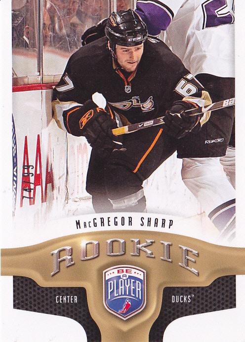 #233 MacGregor Sharp - Anaheim Ducks - 2009-10 Upper Deck Be A Player Hockey