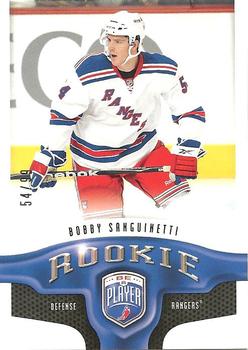 #289 Bobby Sanguinetti - New York Rangers - 2009-10 Upper Deck Be A Player Hockey