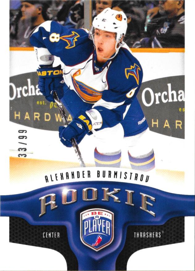 #307 Alexander Burmistrov - Atlanta Thrashers - 2009-10 Upper Deck Be A Player Hockey