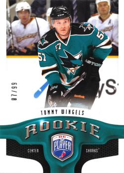 #315 Tommy Wingels - San Jose Sharks - 2009-10 Upper Deck Be A Player Hockey