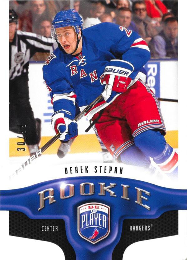 #322 Derek Stepan - New York Rangers - 2009-10 Upper Deck Be A Player Hockey