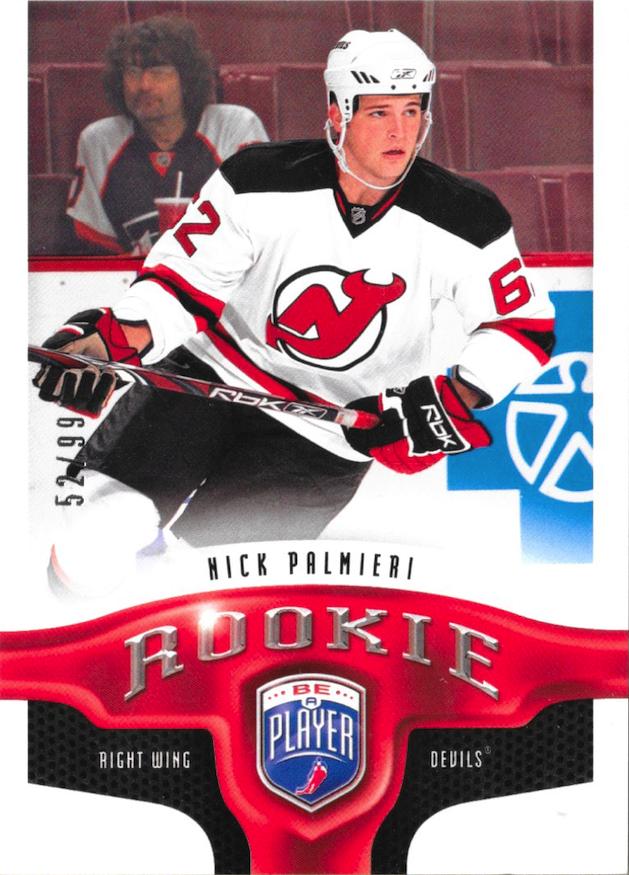 #350 Nick Palmieri - New Jersey Devils - 2009-10 Upper Deck Be A Player Hockey