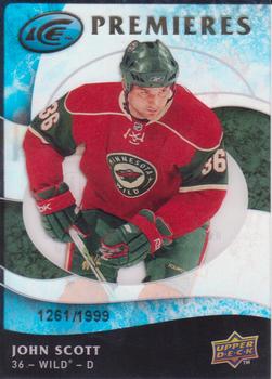 #112 John Scott - Minnesota Wild - 2009-10 Upper Deck Ice Hockey