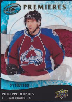 #104 Philippe Dupuis - Colorado Avalanche - 2009-10 Upper Deck Ice Hockey