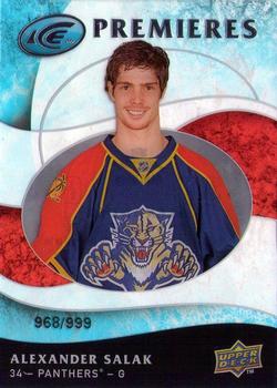 #125 Alexander Salak - Florida Panthers - 2009-10 Upper Deck Ice Hockey