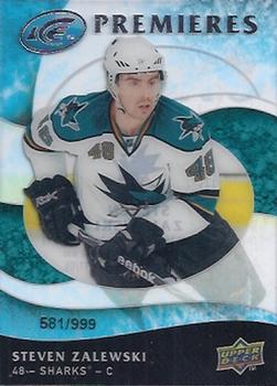 #132 Steven Zalewski - San Jose Sharks - 2009-10 Upper Deck Ice Hockey