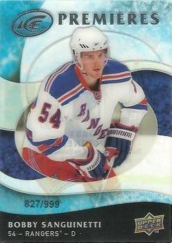 #134 Bobby Sanguinetti - New York Rangers - 2009-10 Upper Deck Ice Hockey