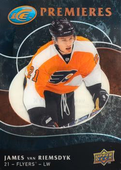 #180 James van Riemsdyk - Philadelphia Flyers - 2009-10 Upper Deck Ice Hockey