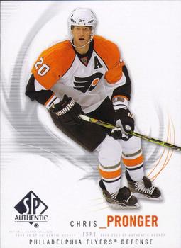 #34 Chris Pronger - Philadelphia Flyers - 2009-10 SP Authentic Hockey