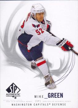 #62 Mike Green - Washington Capitals - 2009-10 SP Authentic Hockey
