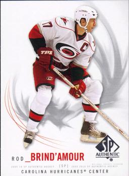 #97 Rod Brind'Amour - Carolina Hurricanes - 2009-10 SP Authentic Hockey