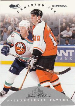 #100 John LeClair - Philadelphia Flyers - 1996-97 Donruss Canadian Ice Hockey