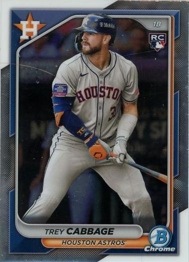 #100 Trey Cabbage - Houston Astros - 2024 Bowman Chrome Baseball