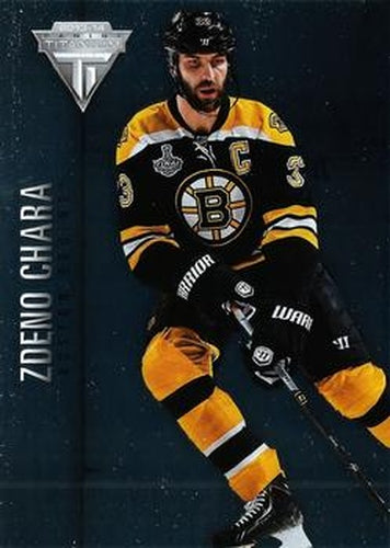 #100 Zdeno Chara - Boston Bruins - 2013-14 Panini Titanium Hockey