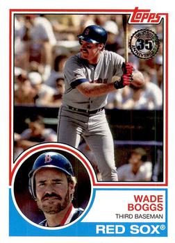 #83-100 Wade Boggs - Boston Red Sox - 2018 Topps - 1983 Topps Baseball 35th Anniversary Baseball