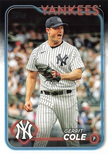 #100 Gerrit Cole - New York Yankees - 2024 Topps Baseball