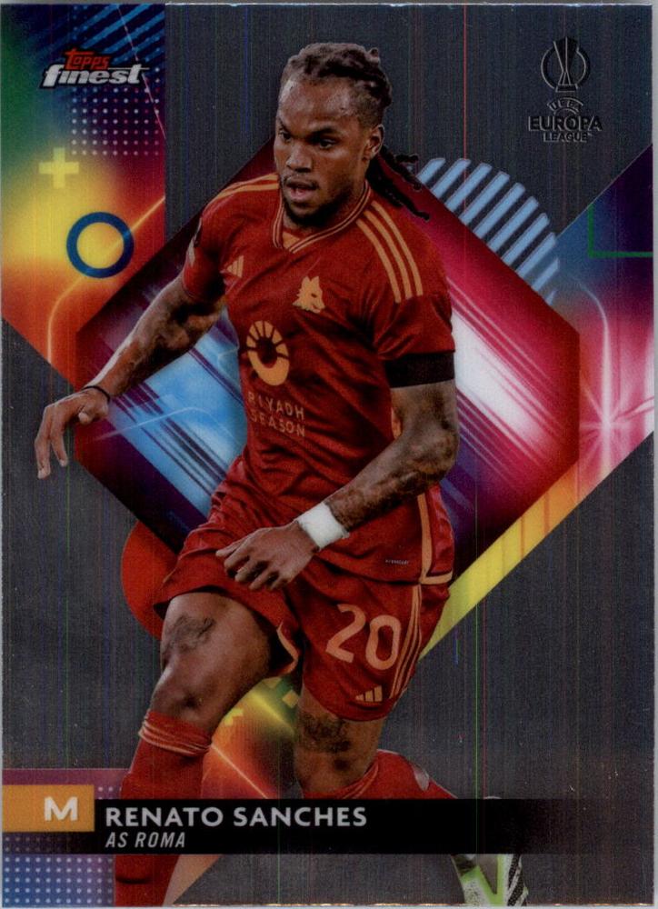 #100 Renato Sanches - Roma - 2023-24 Finest UEFA Club Competitions Soccer