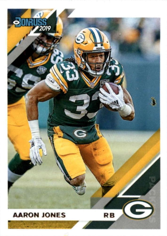 #100 Aaron Jones - Green Bay Packers - 2019 Donruss Football