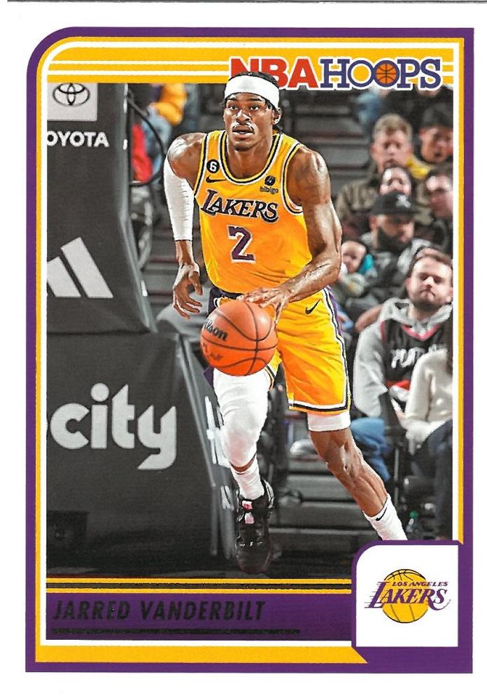 #100 Jarred Vanderbilt - Los Angeles Lakers - 2023-24 Hoops Basketball