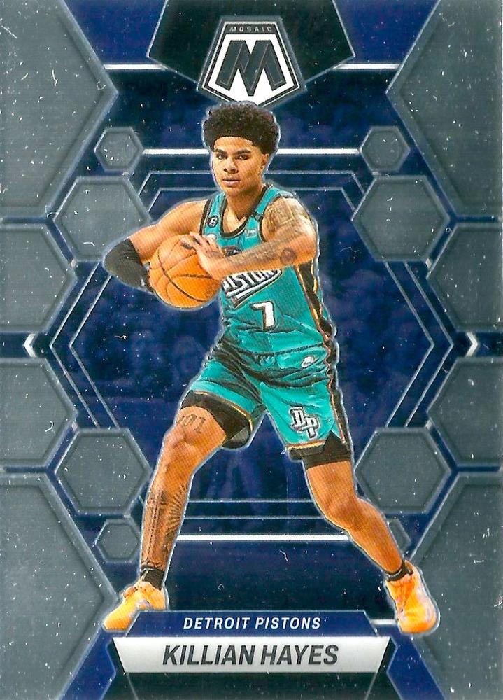 #100 Killian Hayes - Detroit Pistons - 2022-23 Panini Mosaic Basketball