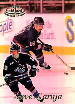 #100 Steve Kariya - Vancouver Canucks - 1999-00 Topps Gold Label Hockey