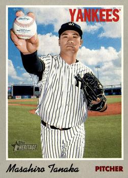 #100 Masahiro Tanaka - Seattle Mariners - 2019 Topps Heritage Baseball