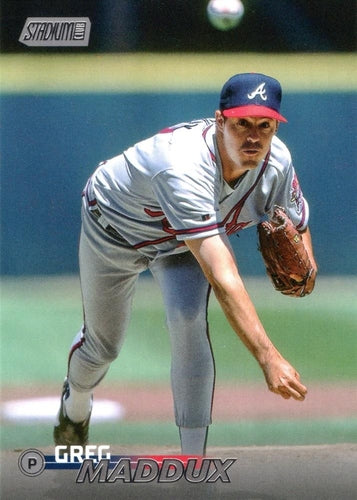#100 Greg Maddux - Atlanta Braves - 2023 Stadium Club Baseball