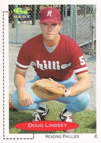 #100 Doug Lindsey - Reading Phillies - 1991 Classic Best Baseball