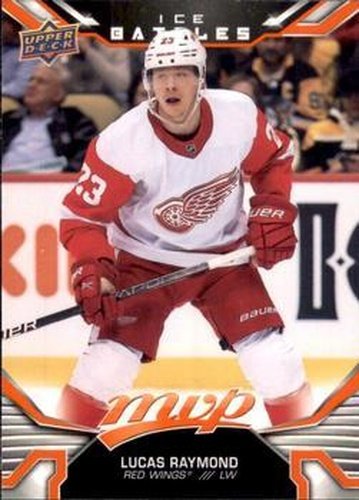 #100 Lucas Raymond - Detroit Red Wings - 2022-23 Upper Deck MVP - Ice Battles Hockey
