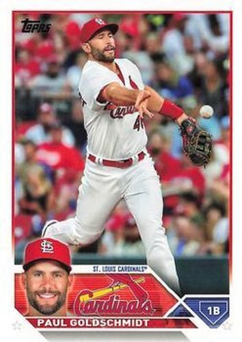 #100 Paul Goldschmidt - St. Louis Cardinals - 2023 Topps Baseball