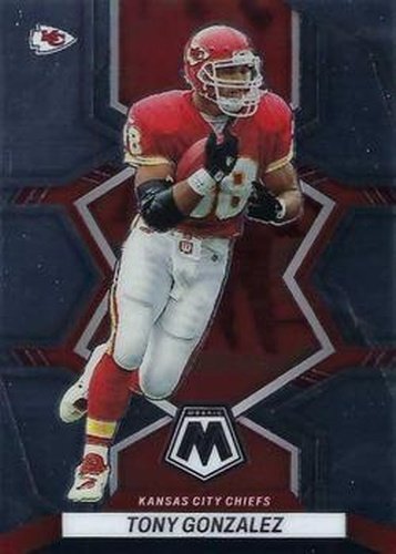 #100 Tony Gonzalez - Kansas City Chiefs - 2022 Panini Mosaic Football