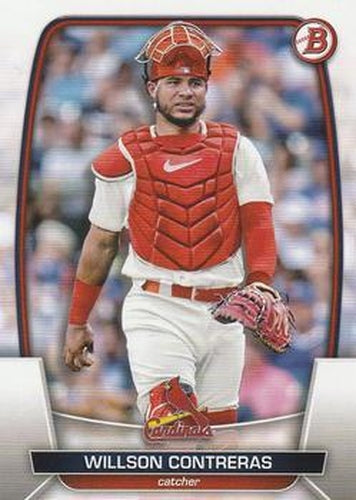 #100 Willson Contreras - St. Louis Cardinals - 2023 Bowman Baseball
