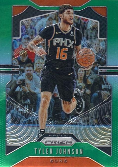 #100 Tyler Johnson - Phoenix Suns - 2019-20 Panini Prizm - Prizms Green Basketball