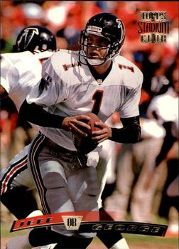 #100 Jeff George - Atlanta Falcons - 1996 Stadium Club Football