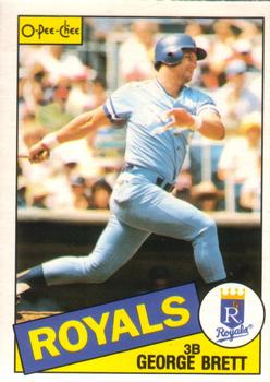 #100 George Brett - Kansas City Royals - 1985 O-Pee-Chee Baseball
