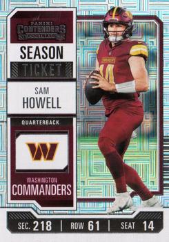 #100 Sam Howell - Washington Commanders - 2023 Panini Contenders Football