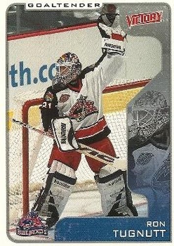#100 Ron Tugnutt - Columbus Blue Jackets - 2001-02 Upper Deck Victory Hockey
