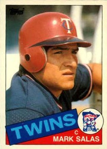 #101T Mark Salas - Minnesota Twins - 1985 Topps Traded Baseball